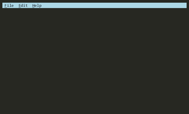 MenuBar